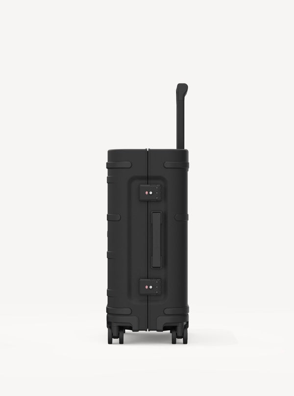 Aluminum Tag Smart Carry-On Plus Black - Samsara Luggage