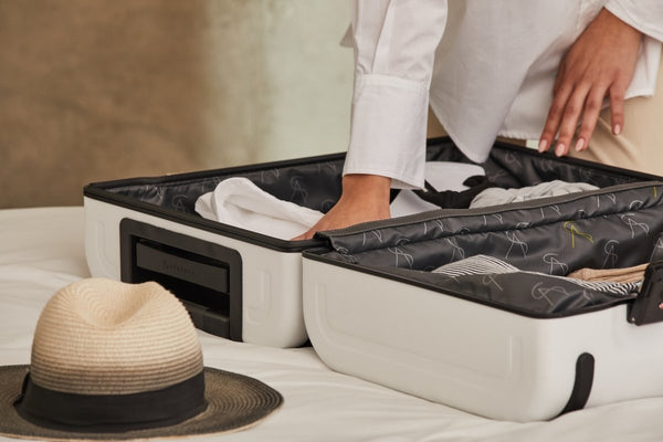 Carry-On White - Samsara Luggage