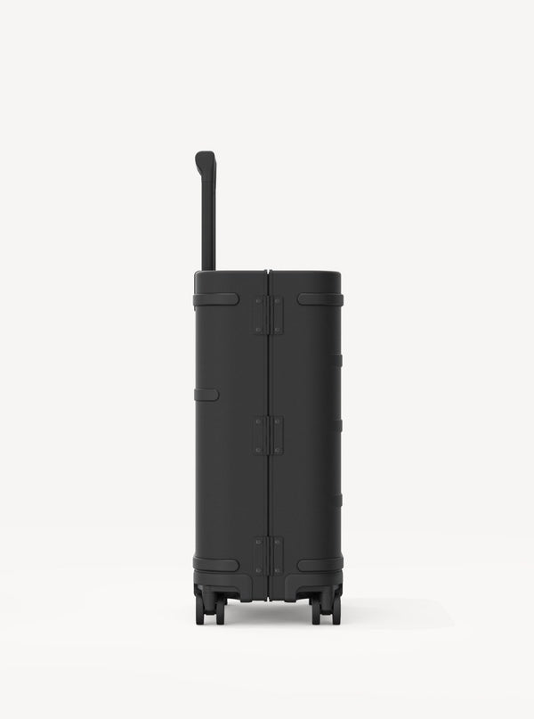 Aluminum Tag Smart Carry-On Plus Black - Samsara Luggage