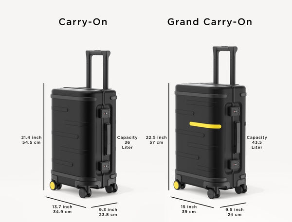 Grand Carry-on Black - Samsara Luggage