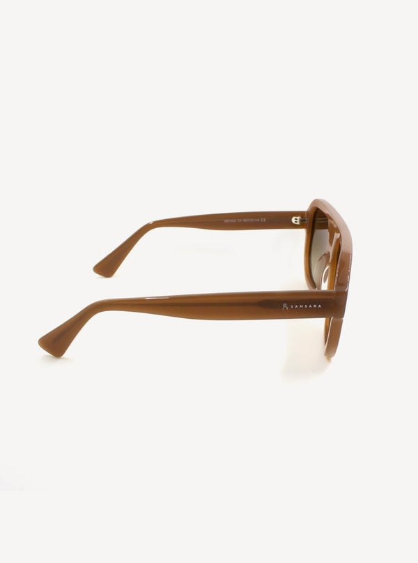 Metro Sunglasses Brown - Samsara Luggage