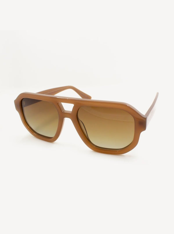 Metro Sunglasses Brown - Samsara Luggage