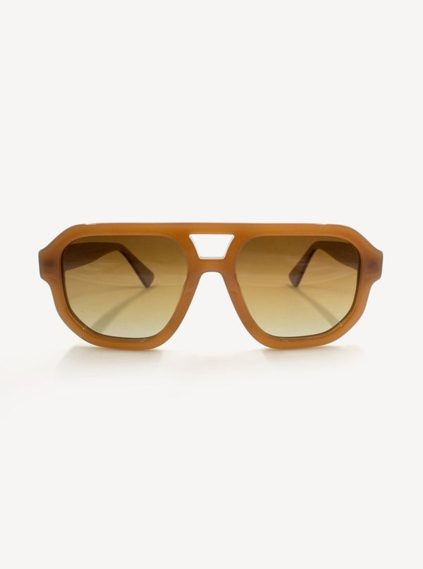 Metro Sunglasses Brown - Samsara Luggage