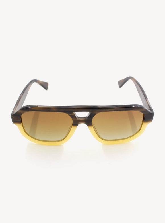 Metro Sunglasses Nude-Black - Samsara Luggage