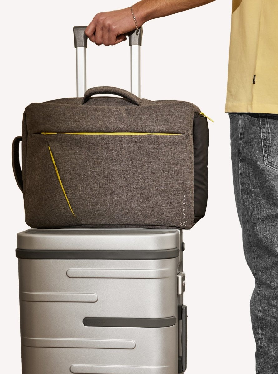 The Laptop Bag Grey – Samsara Luggage